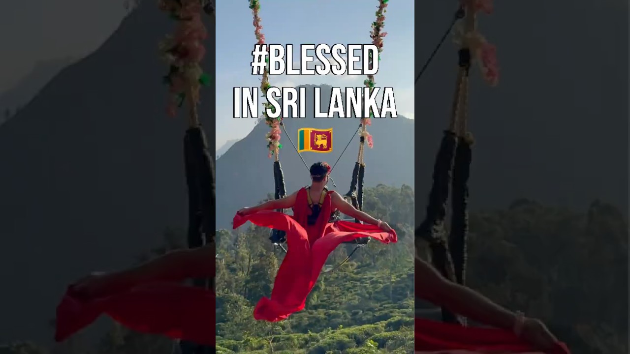 I was DARED to go on the Instagram Swing in Ella, Sri Lanka