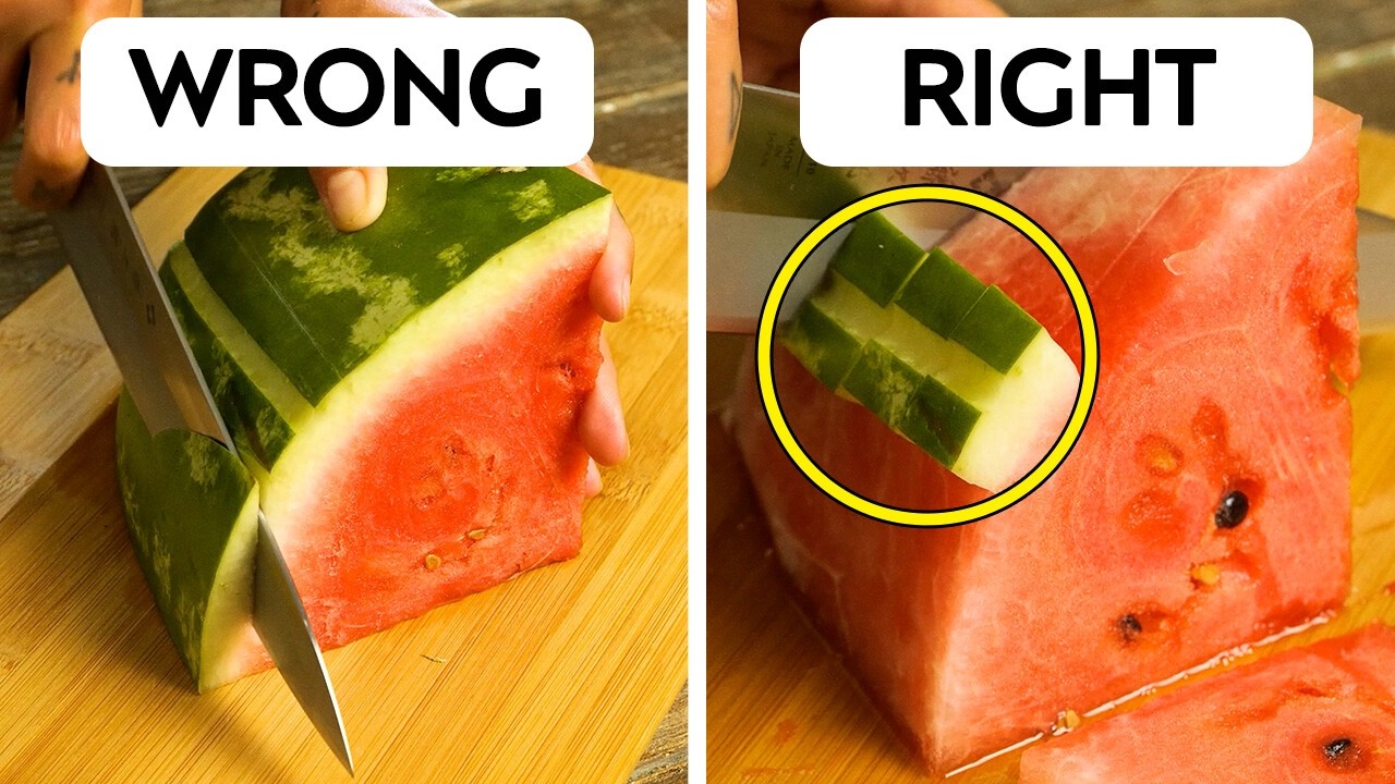 🍉 If You Cut a Watermelon and Other Fruits Like This… Everyone Will Ask HOW?!
