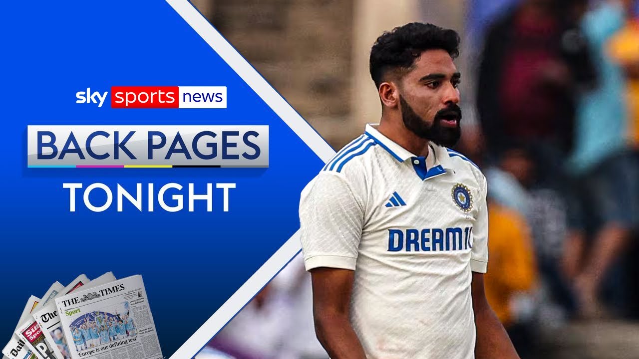 India beat England by six runs at The Oval to secure a 2-2 series draw | Back Pages Tonight