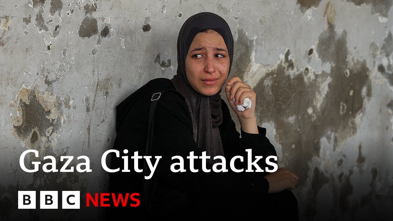 Israel bombards Gaza City ahead of take over | BBC News