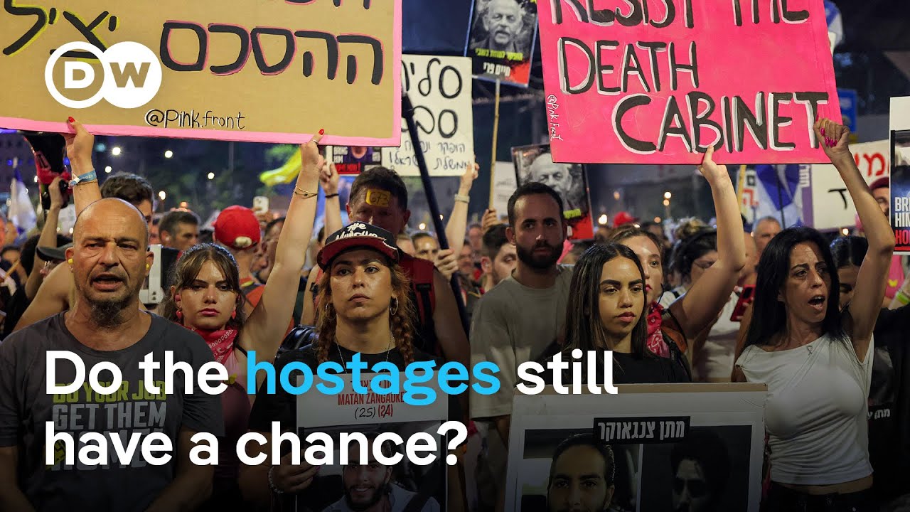 Israelis protest after their government’s Gaza City takeover decision | DW News