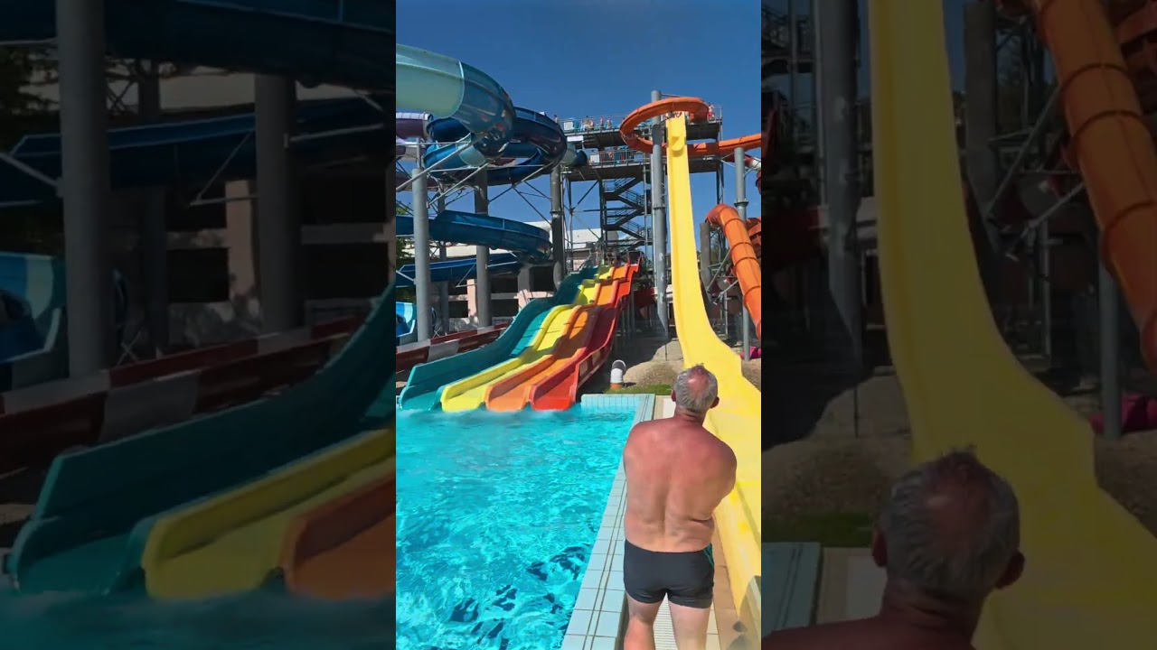 Kamikaze Water Slide at Aquapark Nymphaea in Romania🇷🇴