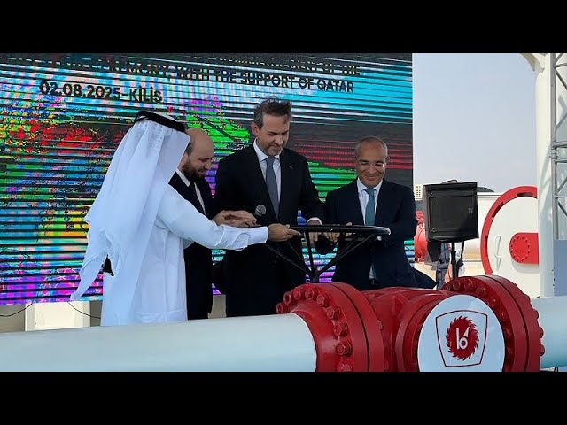 Kilis-Aleppo natural gas pipeline opened: Gas flow from Turkey to Syria started
