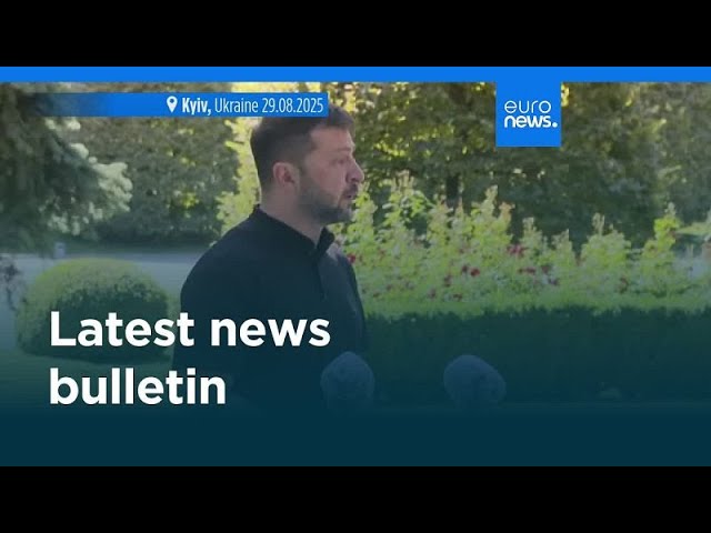Latest news bulletin | August 30th, 2025 – Midday