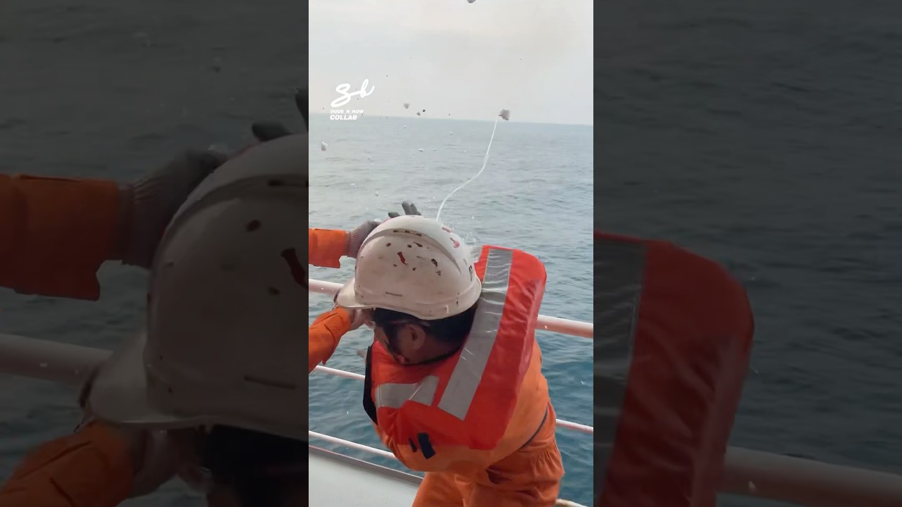 Life-Saving Line Thrower! 🤯 #sea #buoy #boats