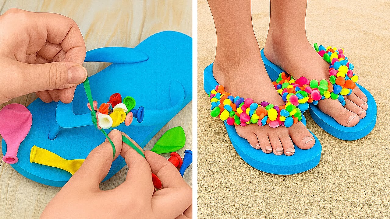 🌞 LOVE COLORFUL SANDALS? 💖✨ Summer Tricks & Feet Hacks You Need!