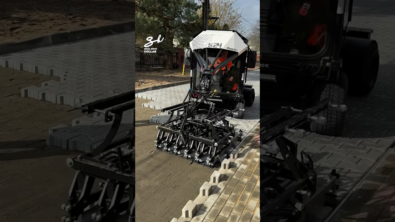 Machine Plays Construction Jigsaw! 🧩 #machinery #construction #jigsaw