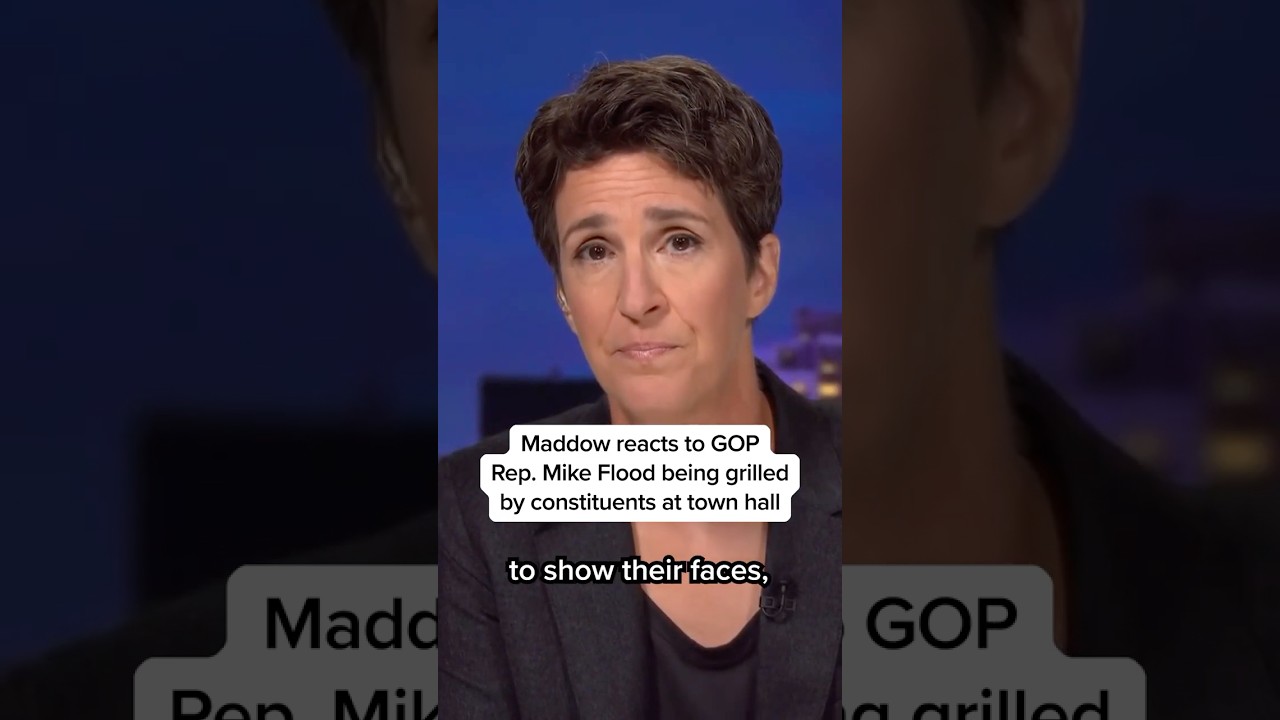 Maddow reacts to GOP Rep. Mike Flood being grilled by constituents at town hall