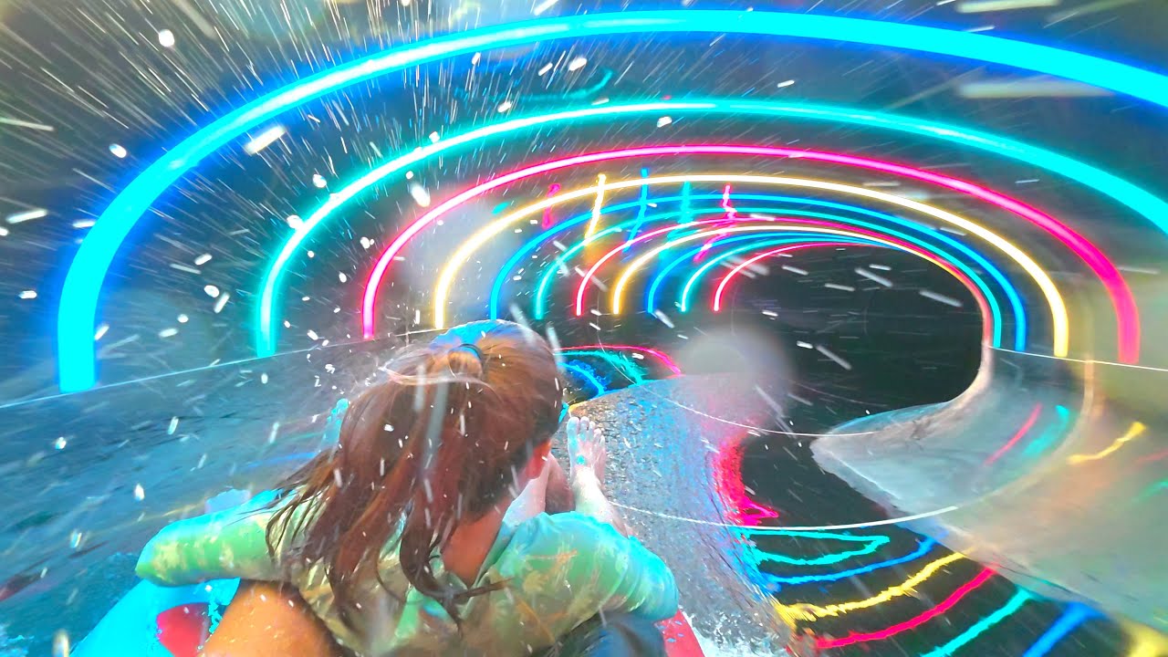 Magic Water Slide at Aquapark Nymphaea in Romania🇷🇴