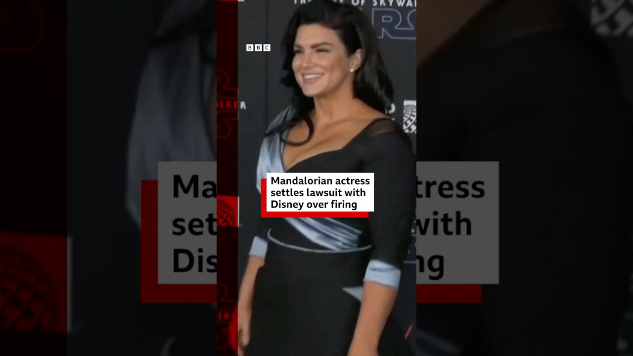 Mandalorian actress settles lawsuit with Disney over firing. #LucasFilm #GinaCarano #BBCNews