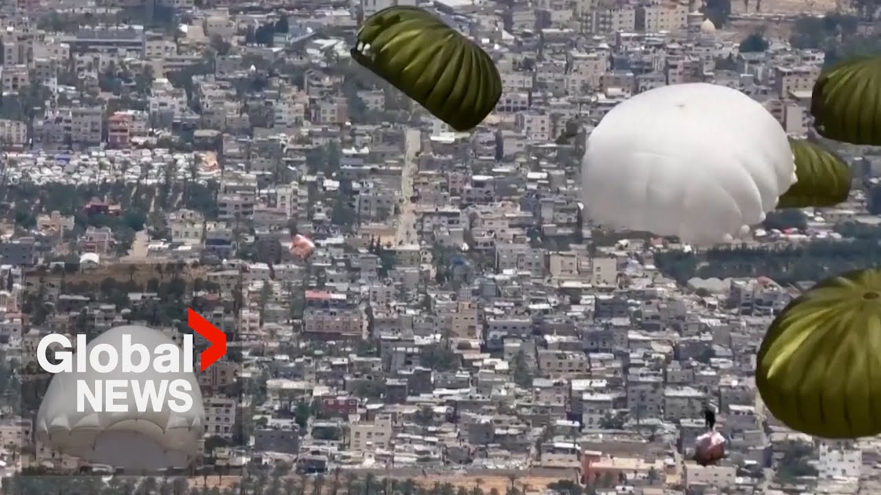 More countries air dropping aid over Gaza, push Israel to allow full access