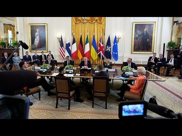 Multilateral meeting between Trump, Zelenskyy and European leaders begins — live updates