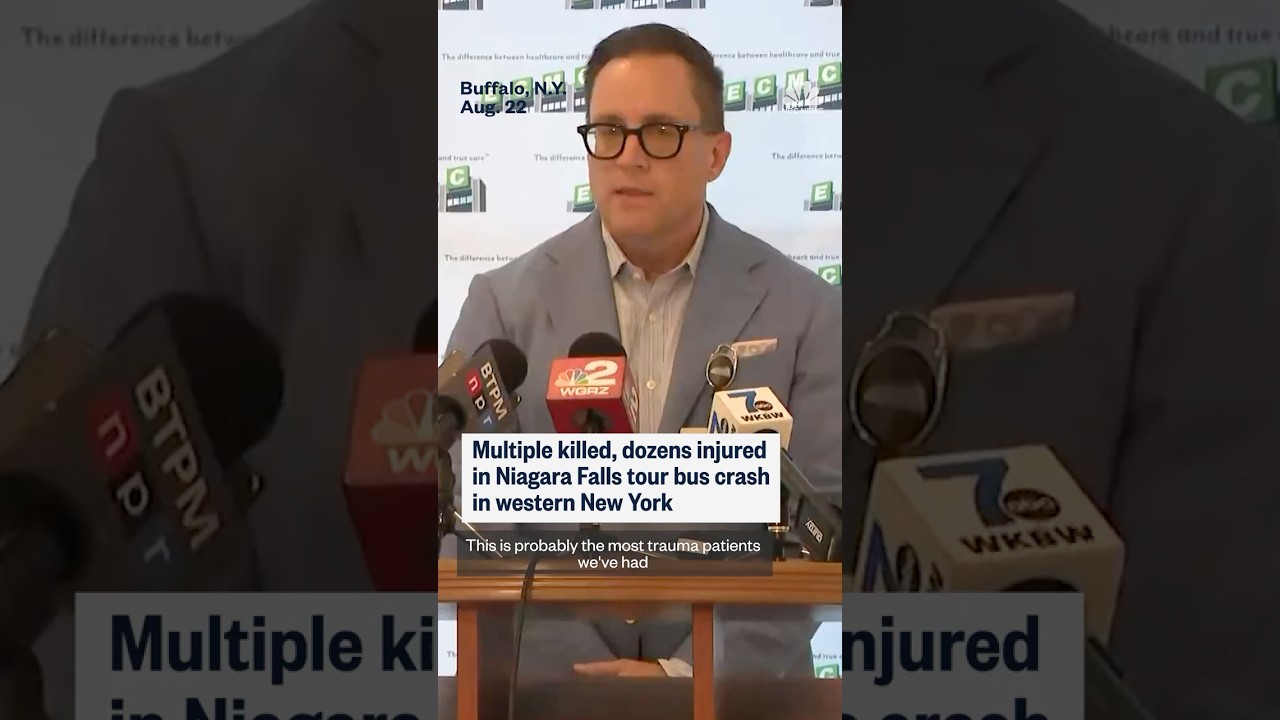 Multiple killed, dozens injured in Niagra Falls tour bus crash in western New York