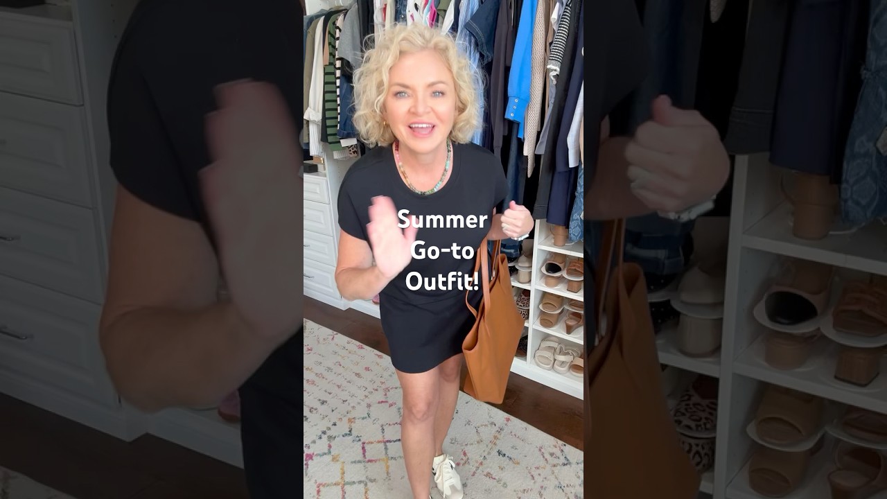 My Go-to Outfit for Summer Errands! #shorts #spanx