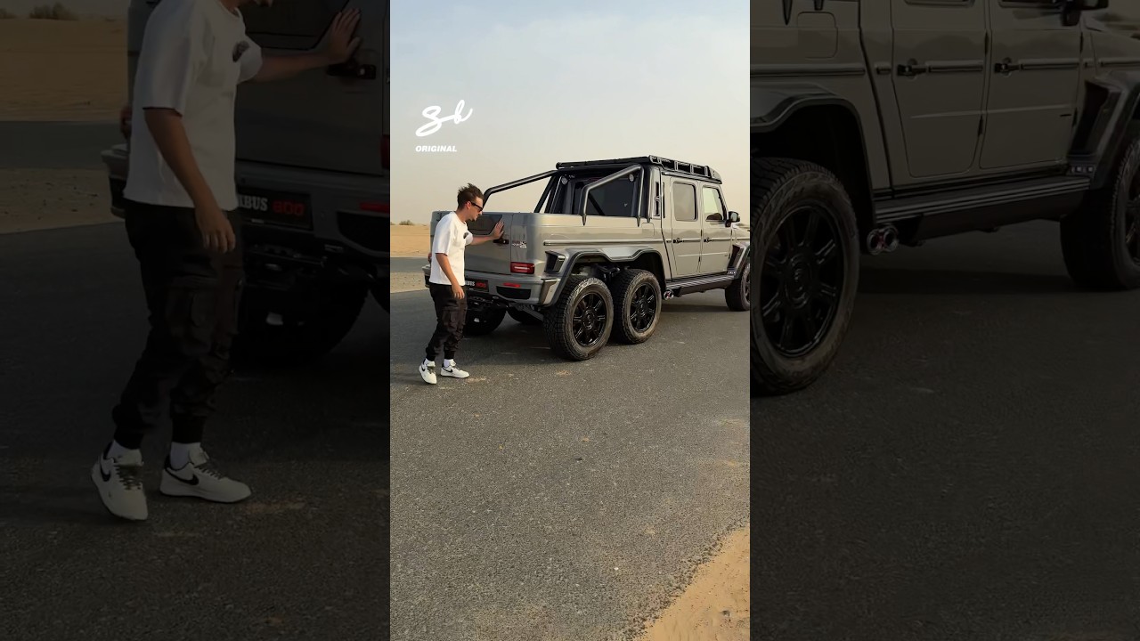 New $1 Million Brabus 6X6 Monster Revealed 😱 ​⁠@sbxcars  #brabus #wagen #trucks