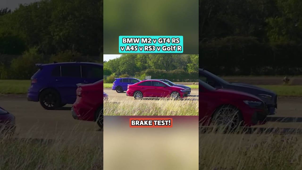 New BMW M2 vs rivals: BRAKE TEST!