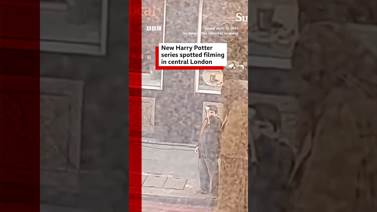 New Harry Potter TV series spotted filming in central London. #BBCNews