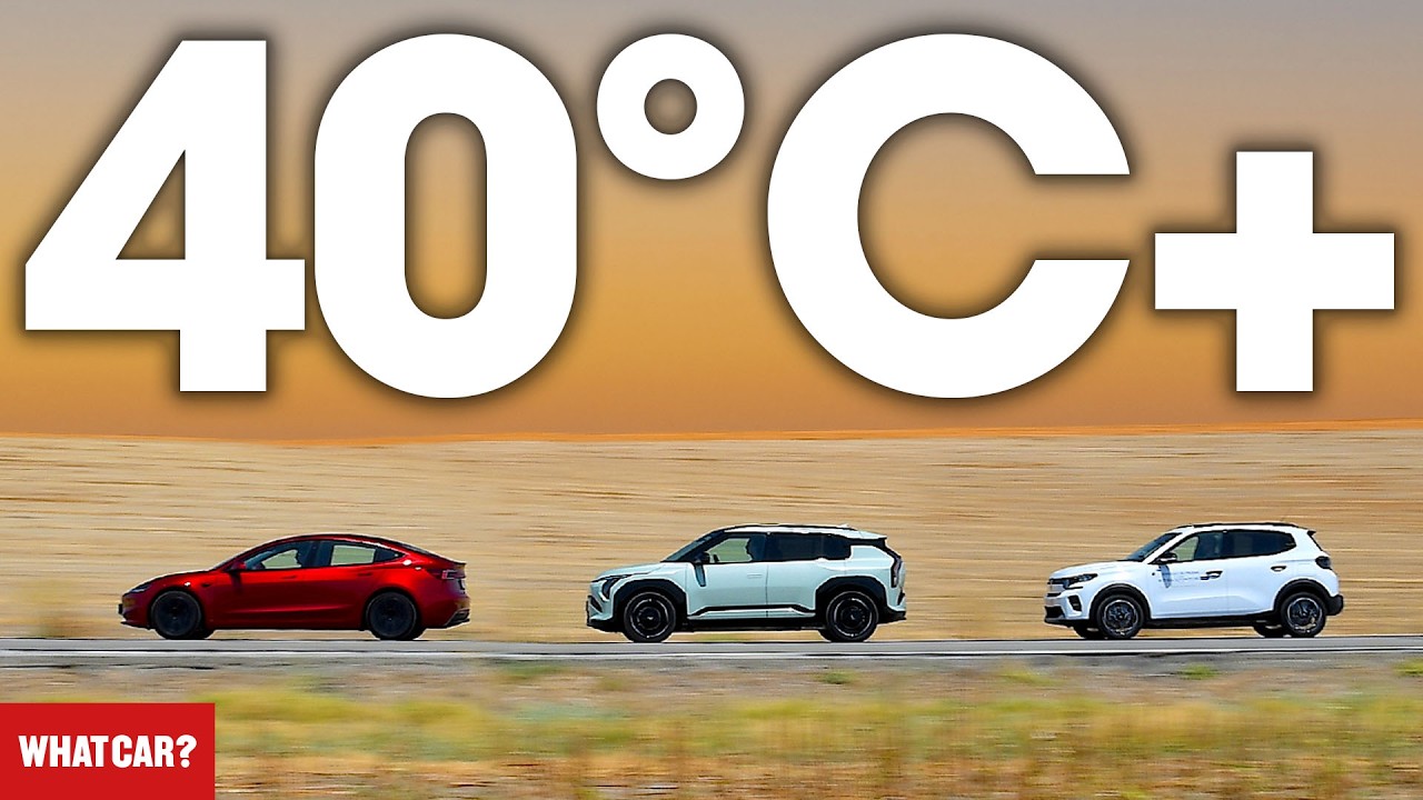 NEW! How far can electric cars REALLY go in EXTREME heat?? | What Car?