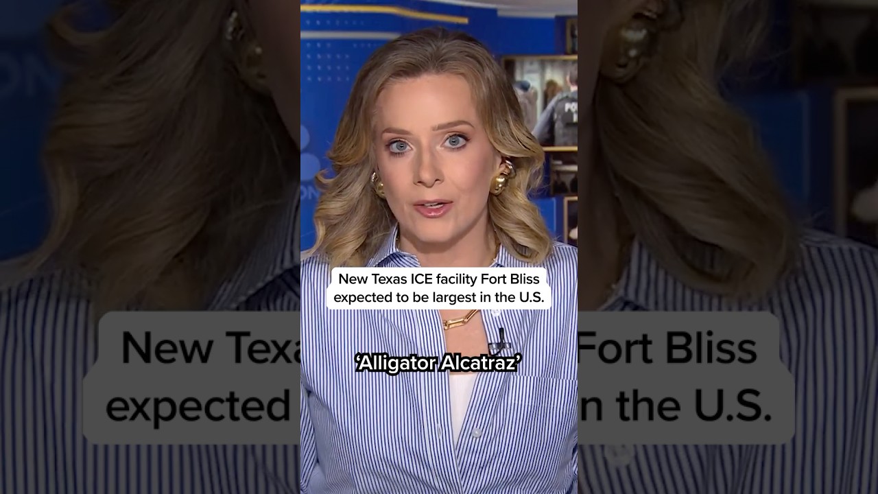 New Texas ICE facility Fort Bliss expected to be the largest in the U.S.