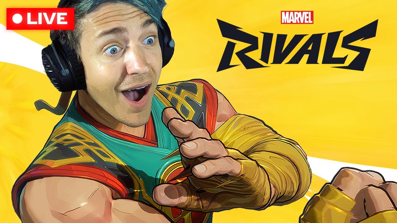 🔴 Ninja Clears Lobbies with TimTheTatman in Marvel Rivals