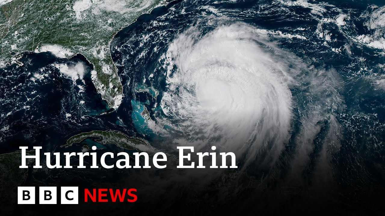North Carolina braces for dangerous surf from Hurricane Erin | BBC News