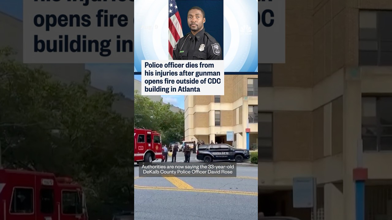 Officer dies from his injuries after Atlanta shooting