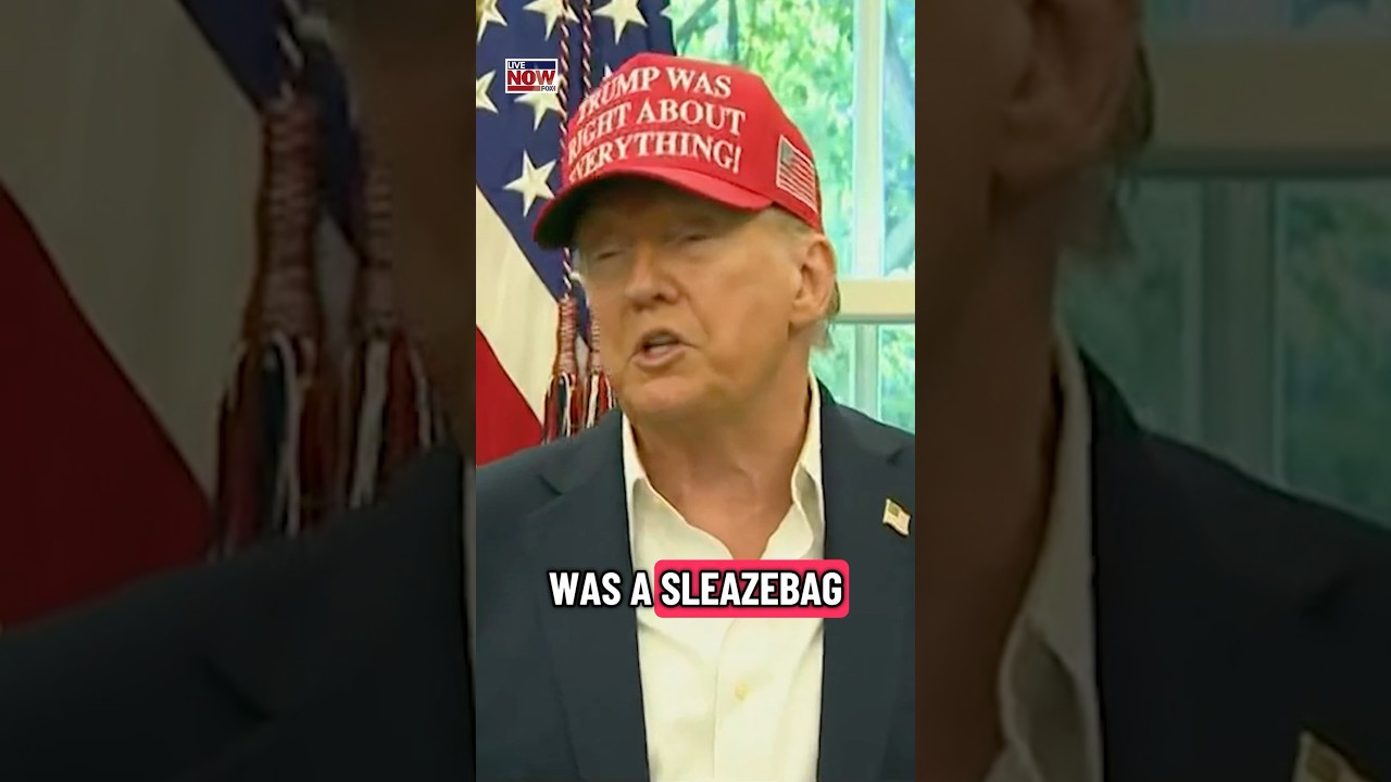 President Trump calls John Bolton a “sleazebag” when asked about the FBI raid of Bolton’s home