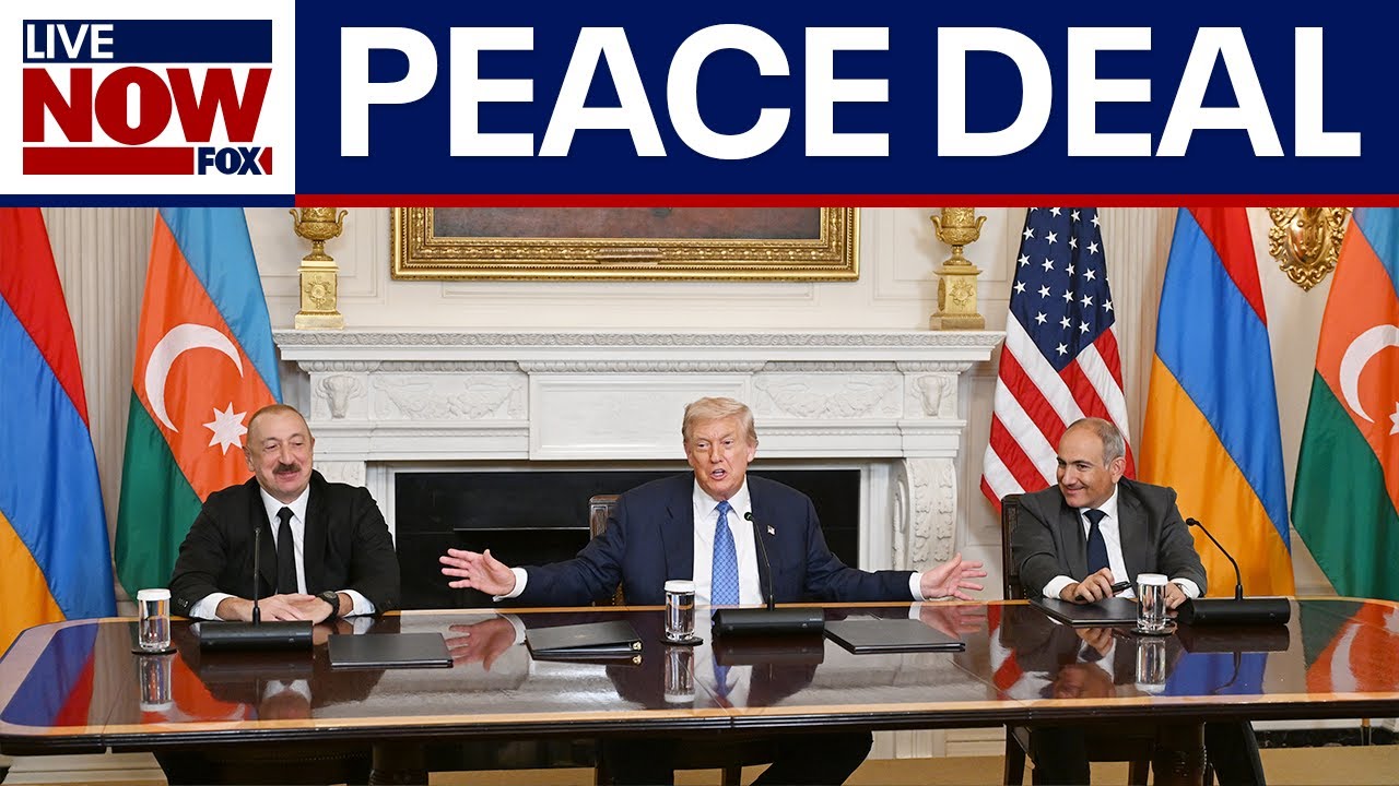 President Trump hosts Armenia, Azerbaijan leaders at White House as peace deal is signed