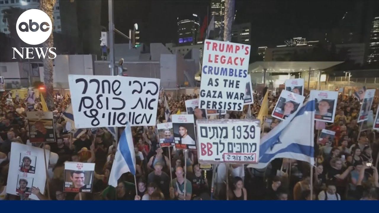 Protests erupt in Israel over end to Gaza War