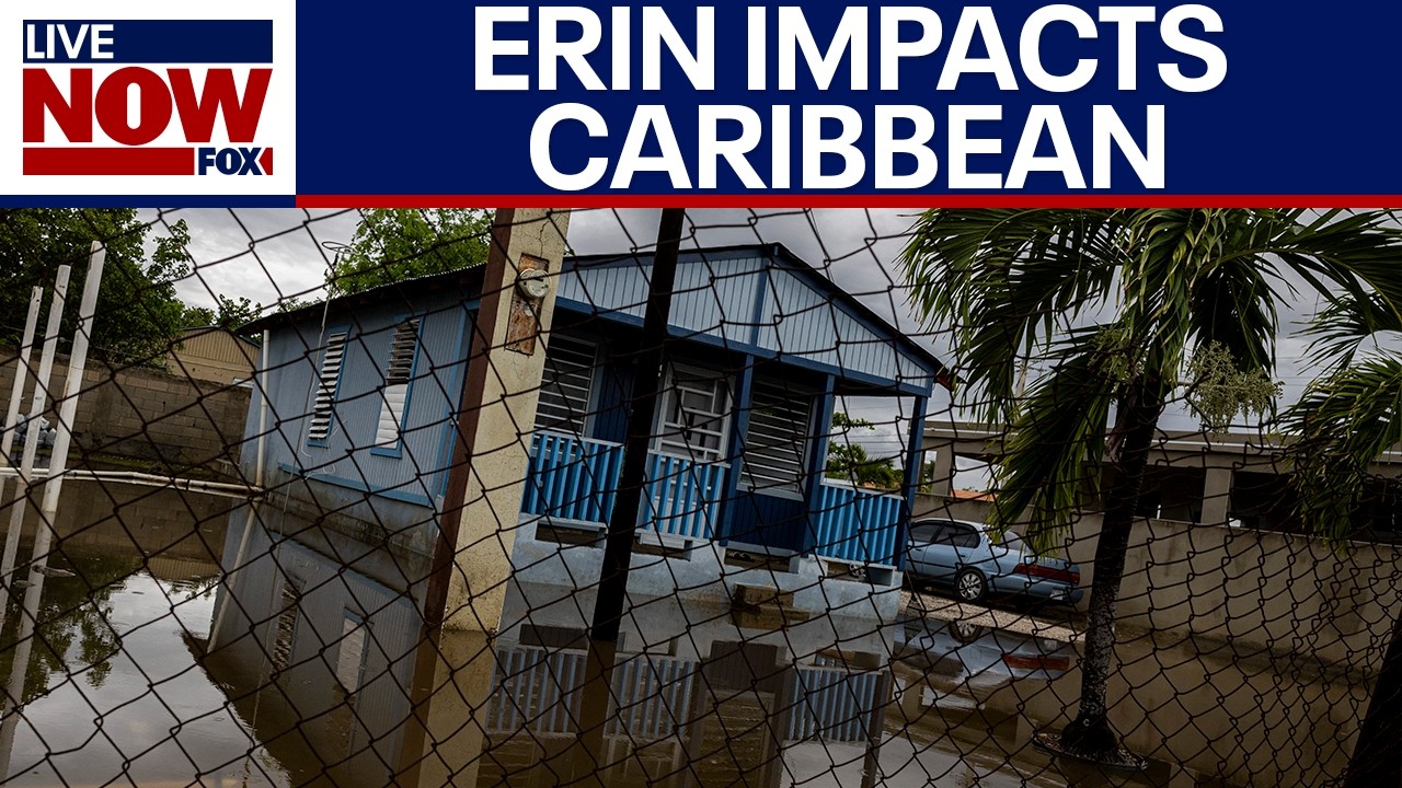 Puerto Rico reacts to Hurricane Erin as massive storm soaks the island | LiveNOW from FOX