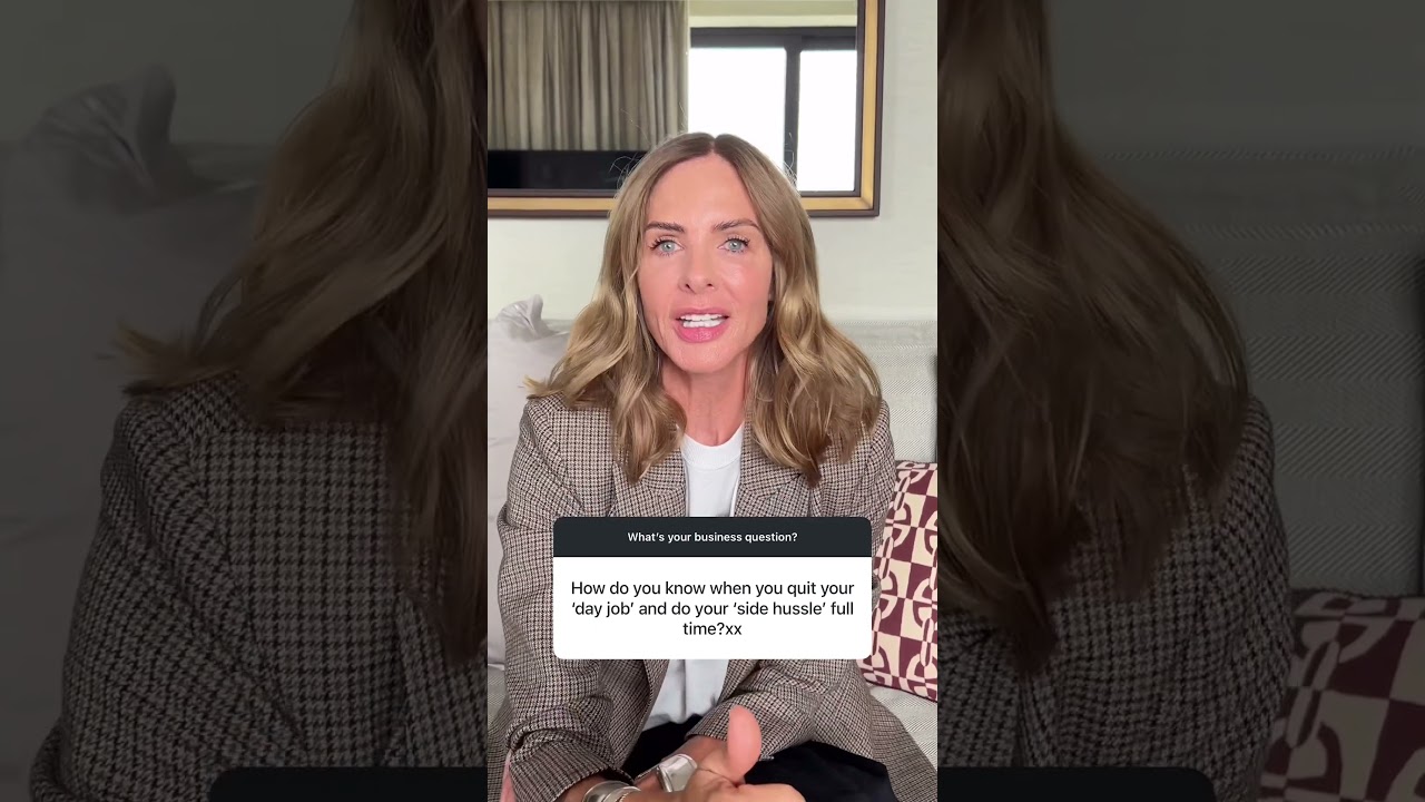 Q&A: Quitting Your Day Job | Business Tips | Trinny