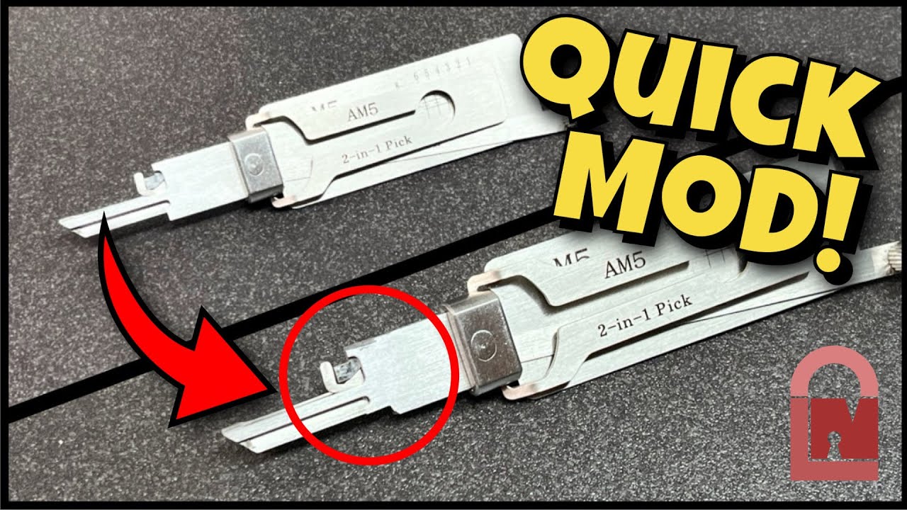 Quick Mod on an American Lock Lishi-Style Pick