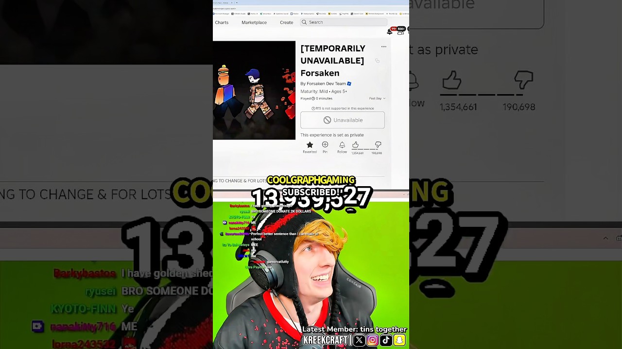 roblox forsaken got banned…