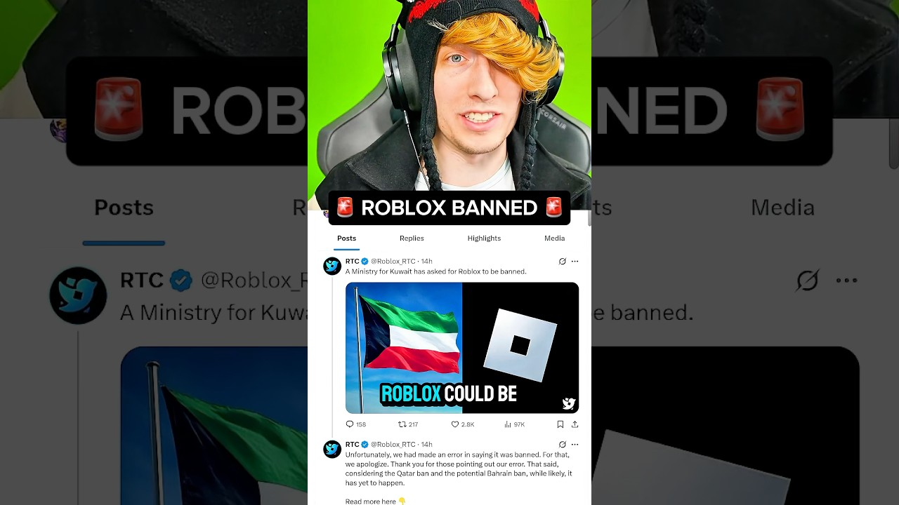 ROBLOX GOT BANNED… 🚨🚨🚨