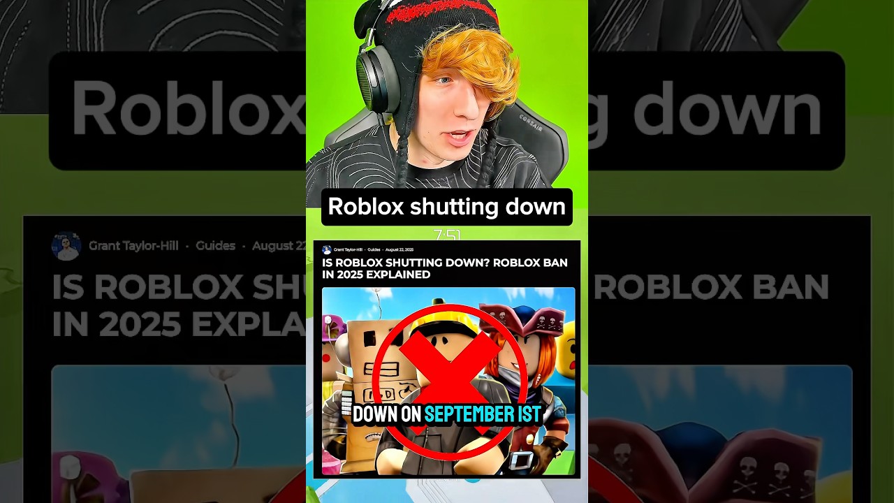 Roblox Shutting Down on September 1st? 😭😭😭