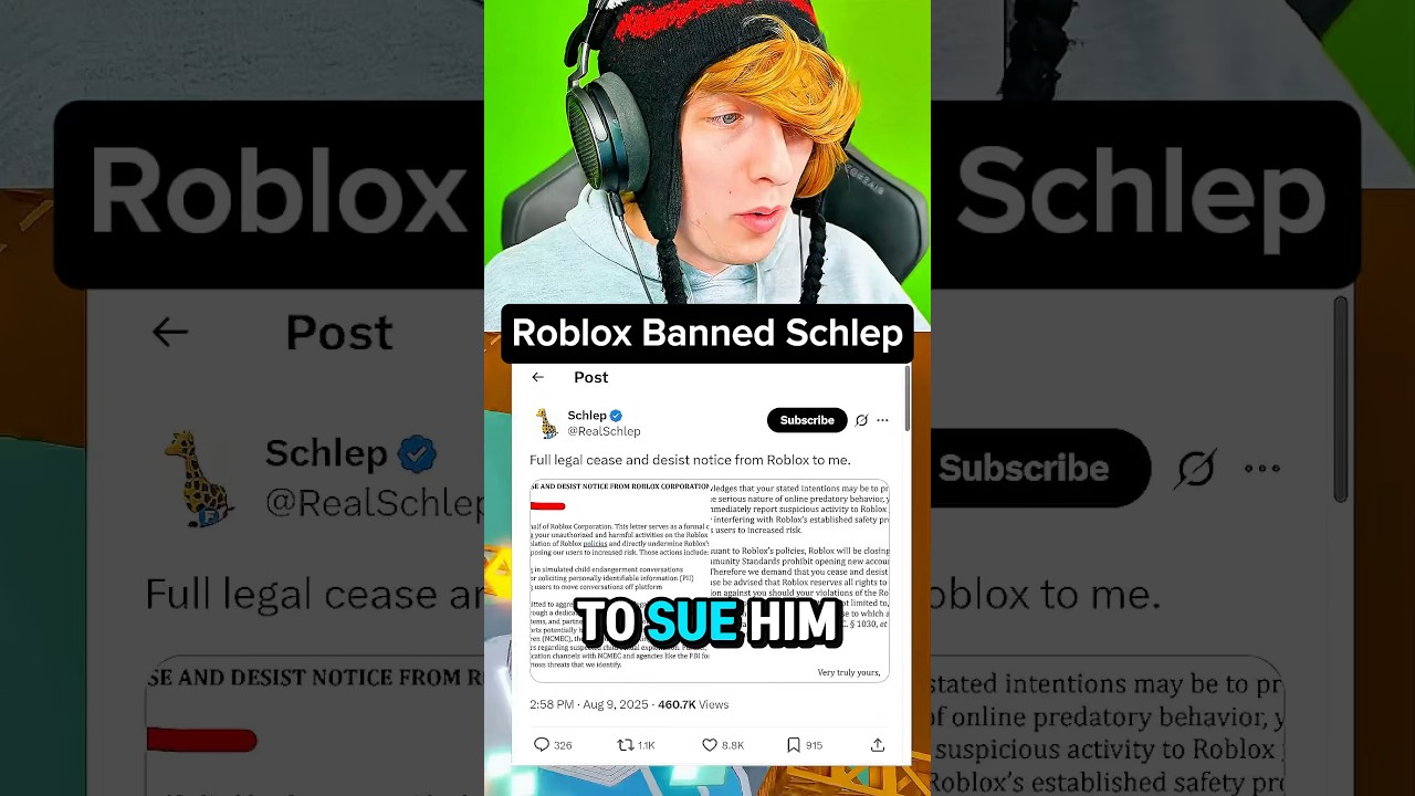 ROBLOX vs SCHLEP… 😬😡 #shorts #roblox #schlep
