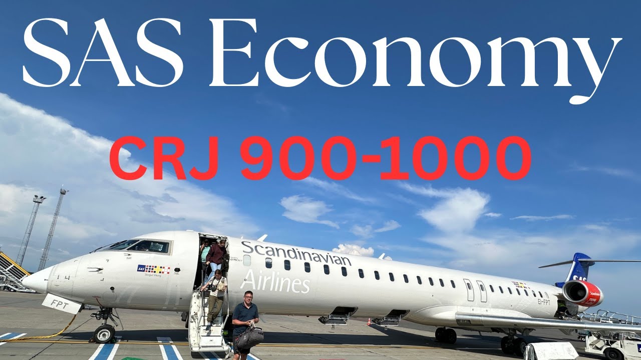 SAS Economy Class: Vilnius to Copenhagen, CRJ 900-1000