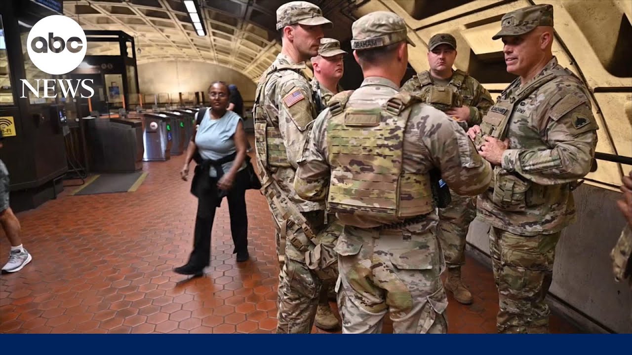 Soldiers on DC streets: A day with the National Guard