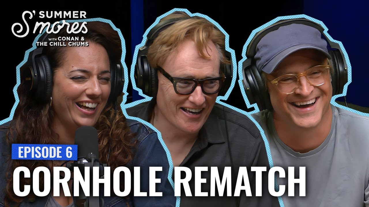 Sona Challenges Conan To A Cornhole Rematch | Conan O’Brien Needs A Friend