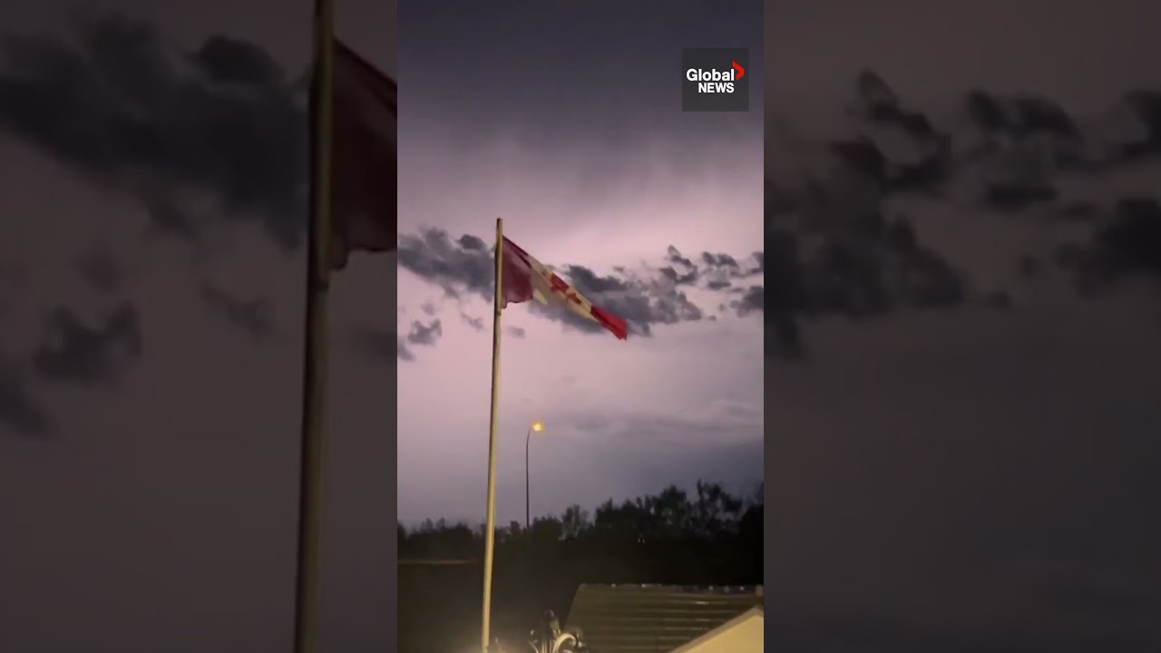 Spectacular lightning storm dazzles Saskatchewan skies, leaves wake of destruction