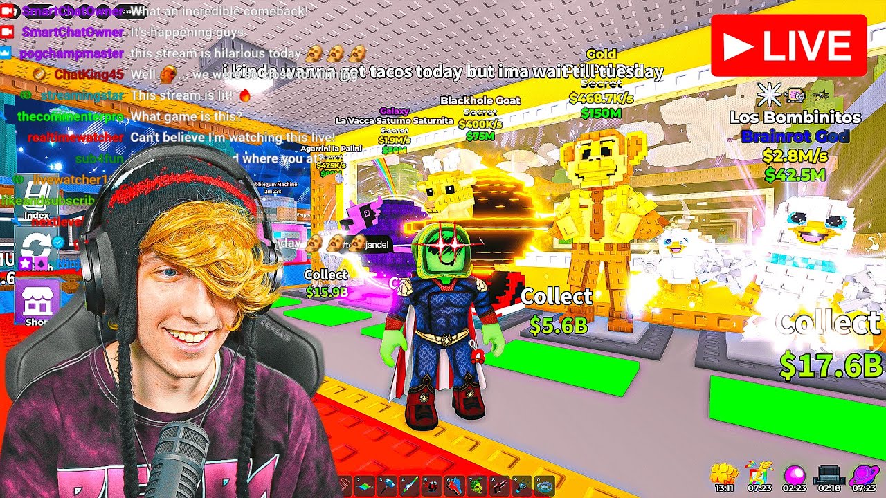 steal a brainrot admin abuse live