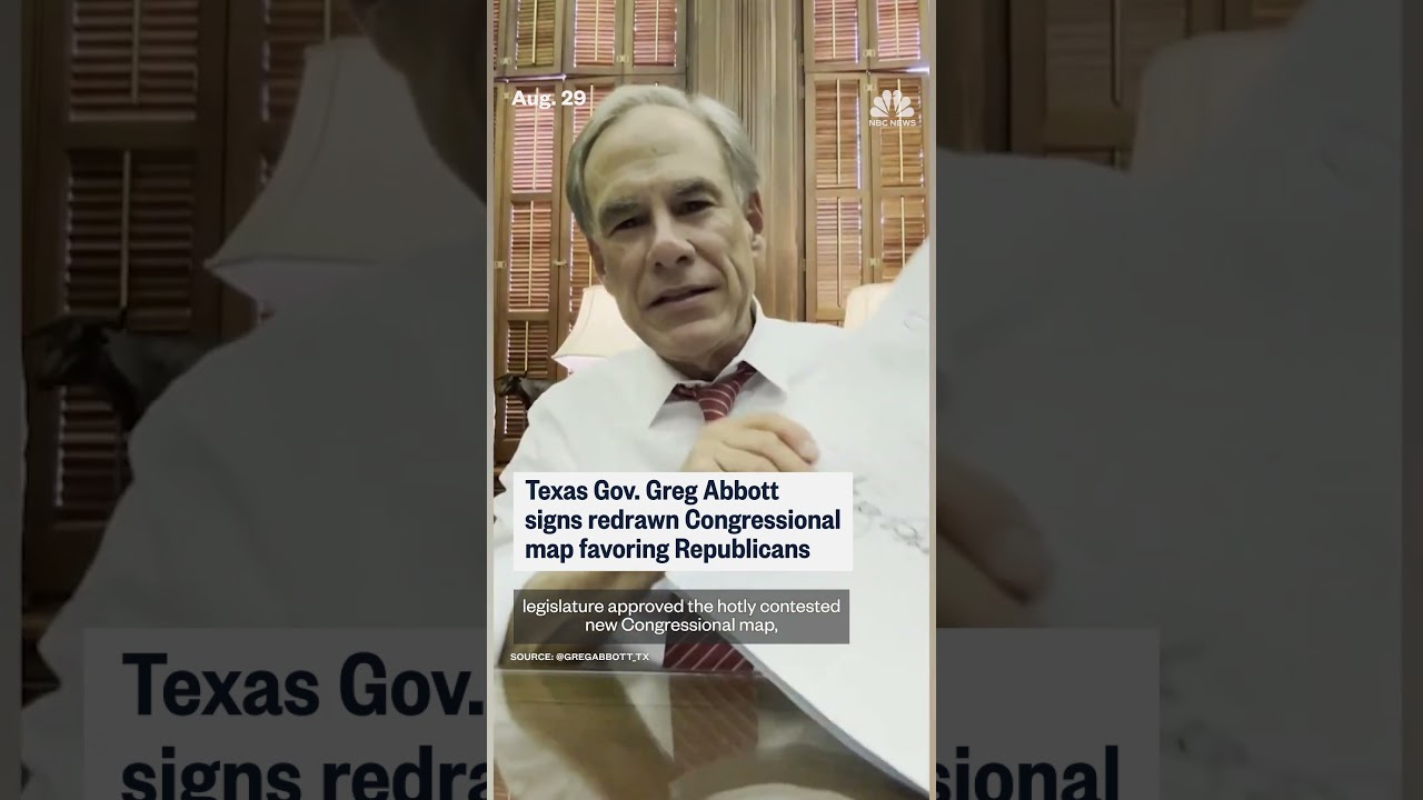 Texas Gov. Abbott signs redrawn Congressional map