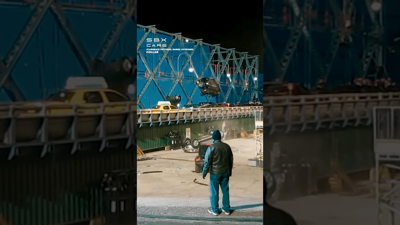 The Amazing Spider-Man (2012) Car Stunt! 🎥 #spiderman #movies #cars