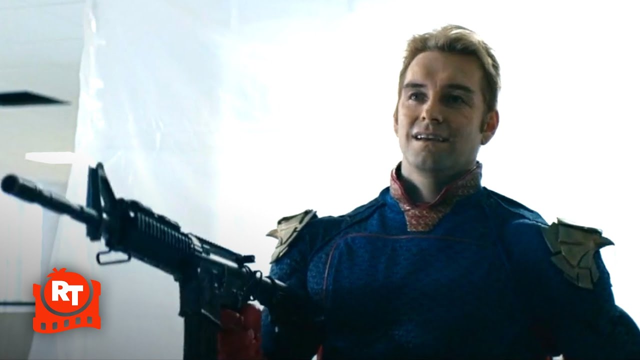 The Boys – Homelander & Maeve Kill a Shooter (S1E3) | Movieclips