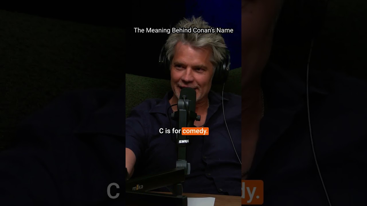 The meaning behind Conan’s name. #podcast #funny #conan #conaf