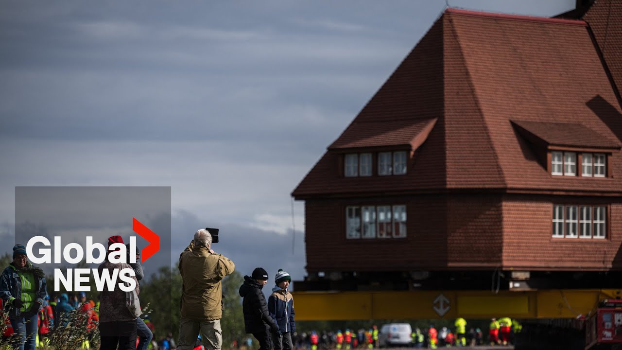 The surprising reason a Swedish town is moving their historic church