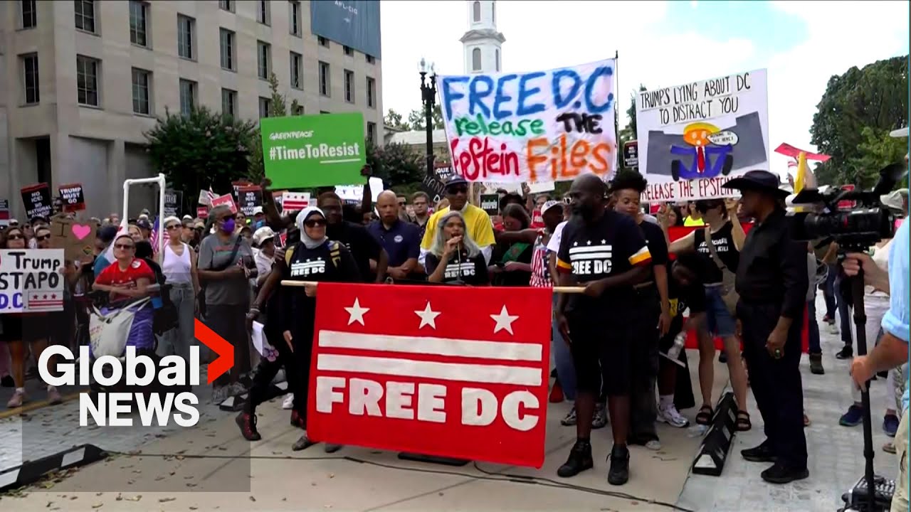 “This is about control”: Protests erupt in Washington after Trump federalizes DC police