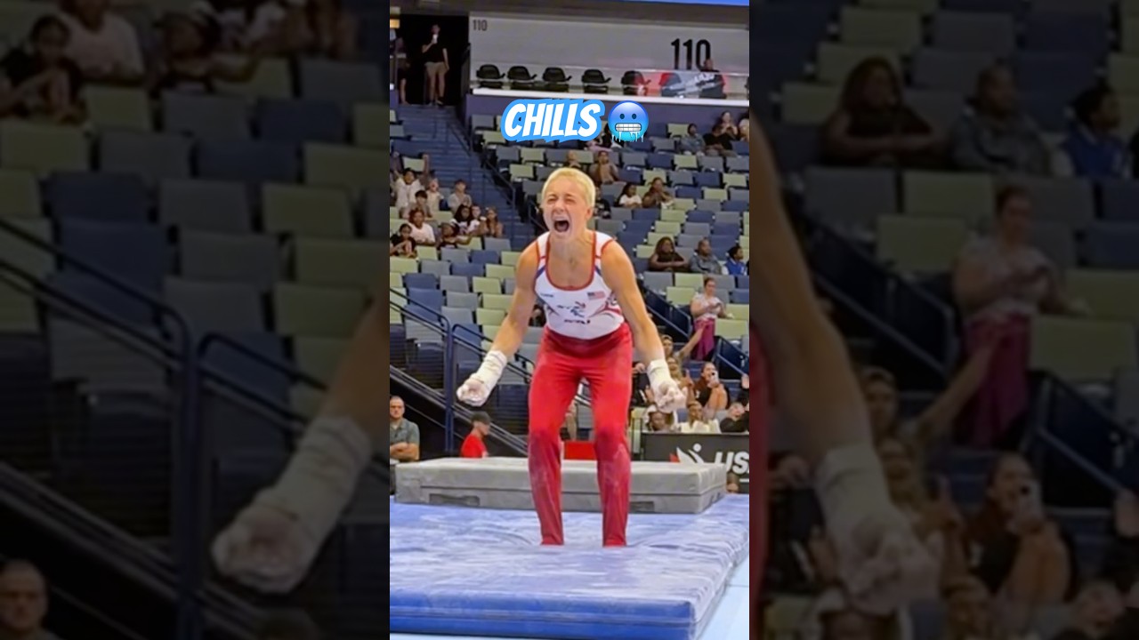 This routine literally gave me chills 😳 #gymnastics #gymnast #olympics #olympic #sports #sport #d1