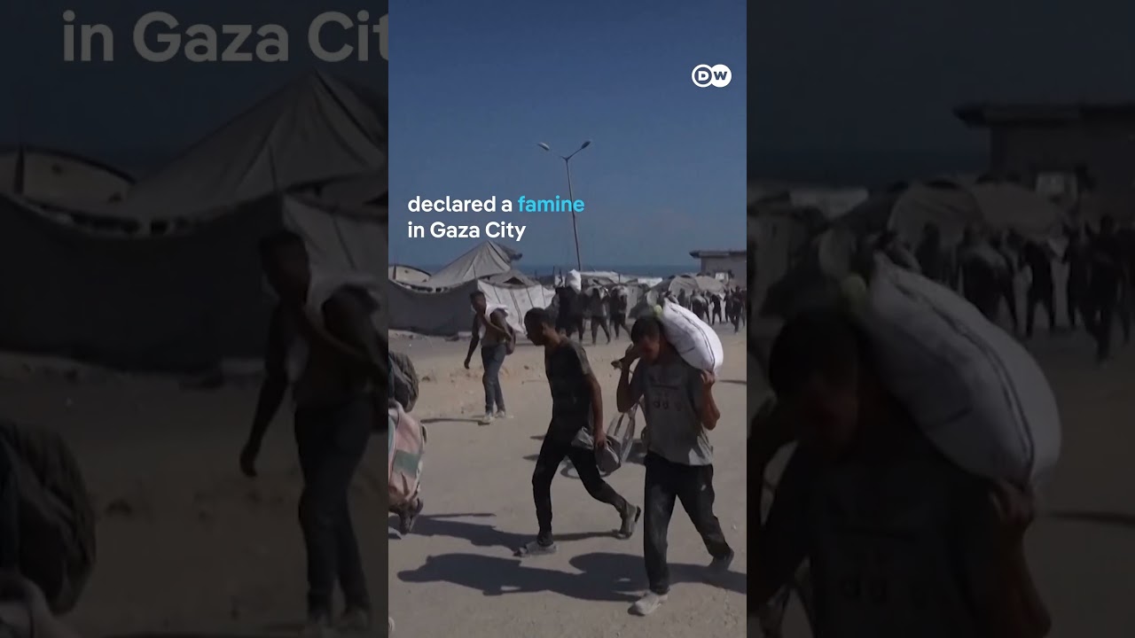 Thousands flee famine-stricken Gaza City | DW News