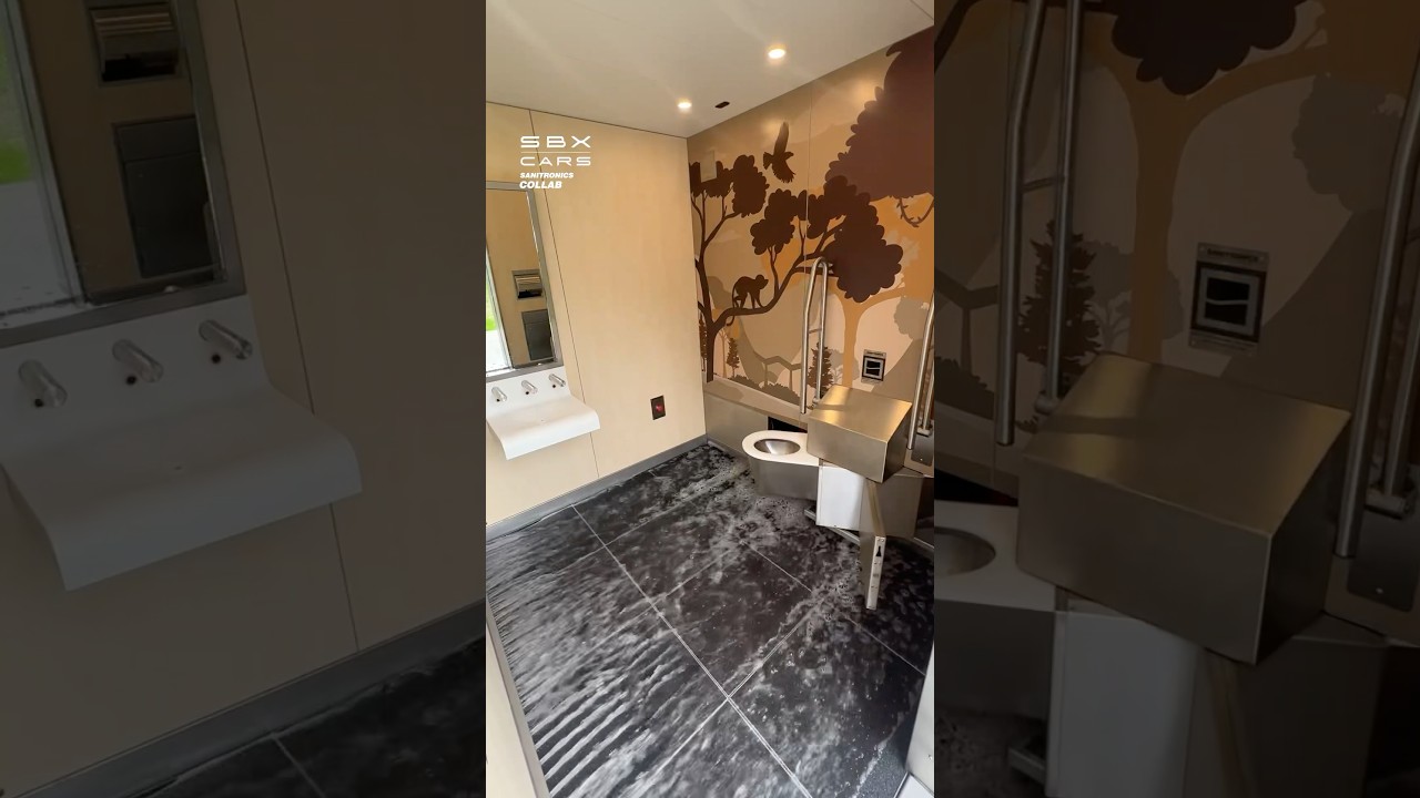 Toilet Cleans Itself! 🤯 #toilets #restroom #bathroom